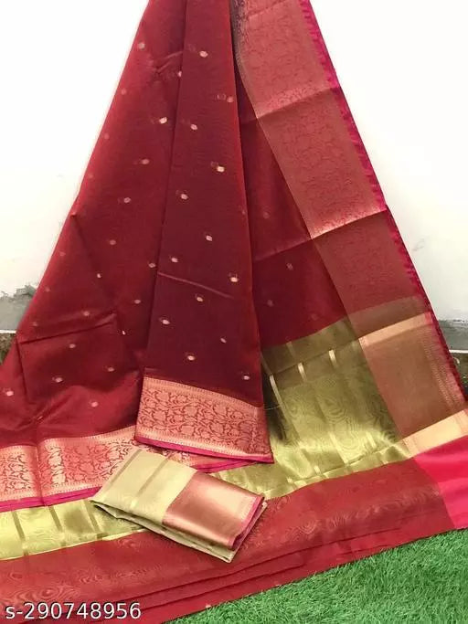 Soft Silk Buti Saree