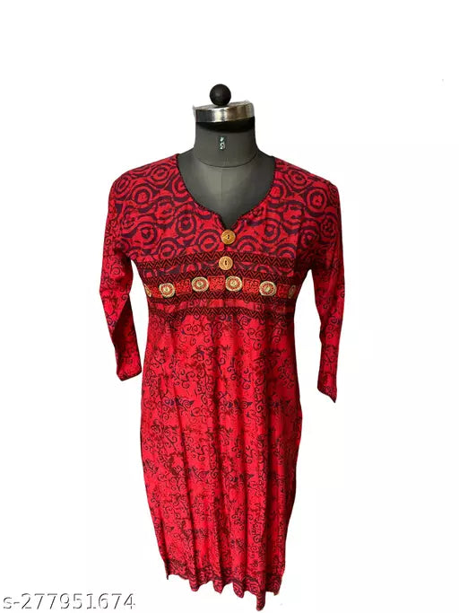 Women Cotton Stylish Kurti