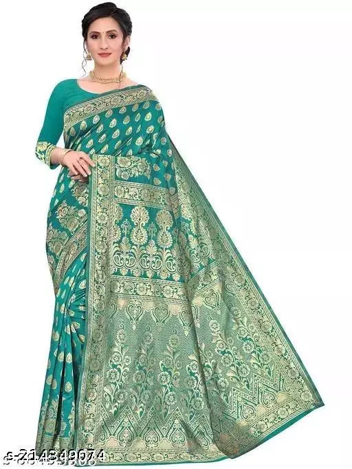Present the Amazing Stylish Self Design Saree