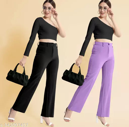 Pretty Elegant Women Women Trousers