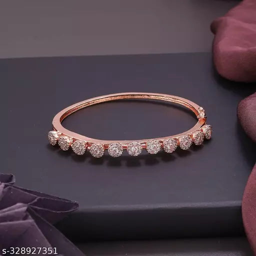 Feminine Fancy Oxidised Rose Gold Bracelet & Bangles for women ladies