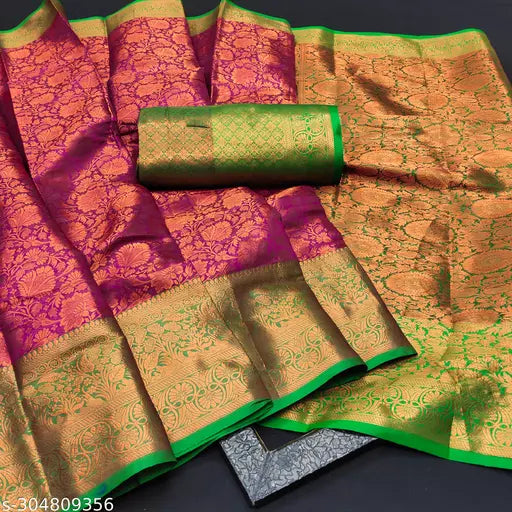 Morpich Fashion  Top Dyed  Banglory Silk Saree