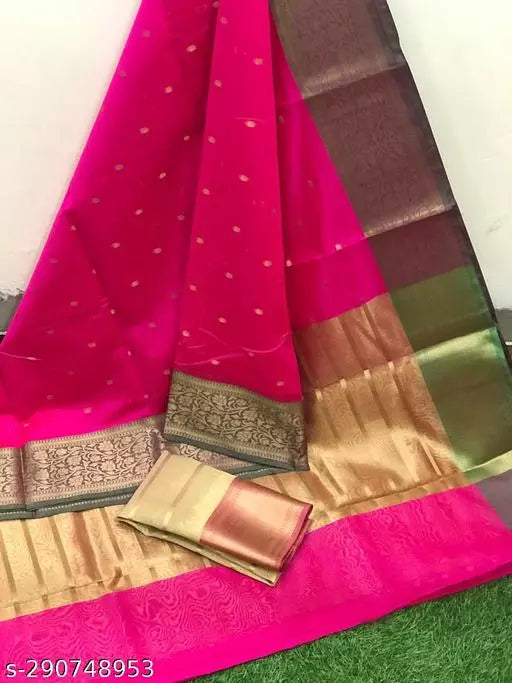 Soft Silk Buti Saree