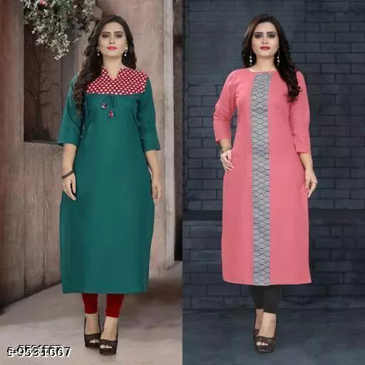 Women's Printed Cotton Kurti