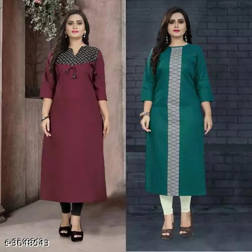Women's Printed Cotton Kurti