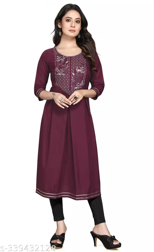 Stylish Women's Sequin Work Kurti - Fashionable and Elegant
