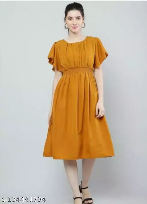 ravishing stylish one piece middi dress