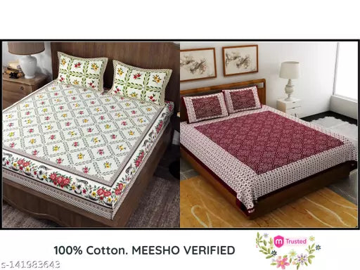 Bedsheet Combo Set Cotton