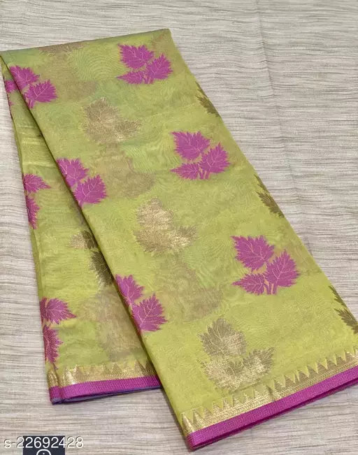 Cotton Silk Floral Saree
