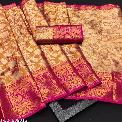 Morpich Fashion  Top Dyed  Banglory Silk Saree