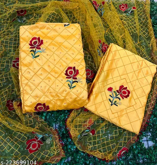 New Arrival Cotton salwar Suit and dress materials With Heavy Embroidered Suit moti work And Beautifully Full Work In Duppata