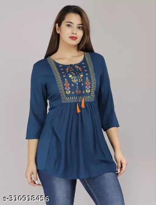 NEW MODEL TOP BLUE 77