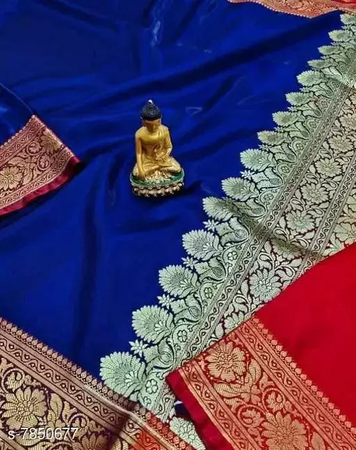 Handloom Banarasi Satin Katan Silk Saree