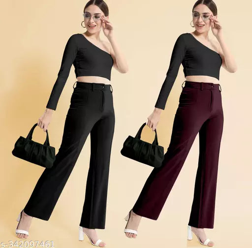 Classic Retro Women Women Trousers