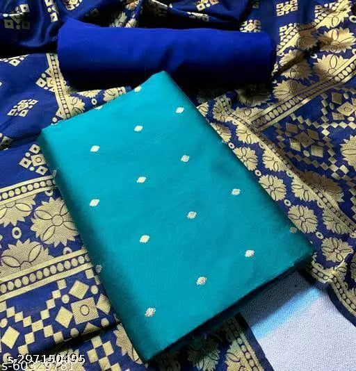 SUIT+RB CHOKTHA-RB PLAIN-RAMA BUTTI TOP