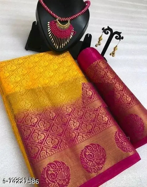 Emboss Silk Saree
