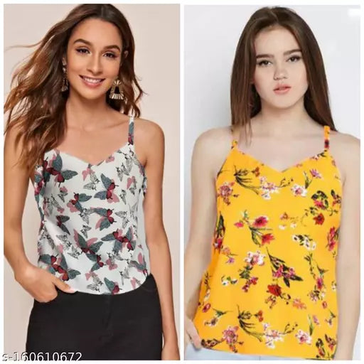 Girls Top Combo Sleeveless Top For Girls