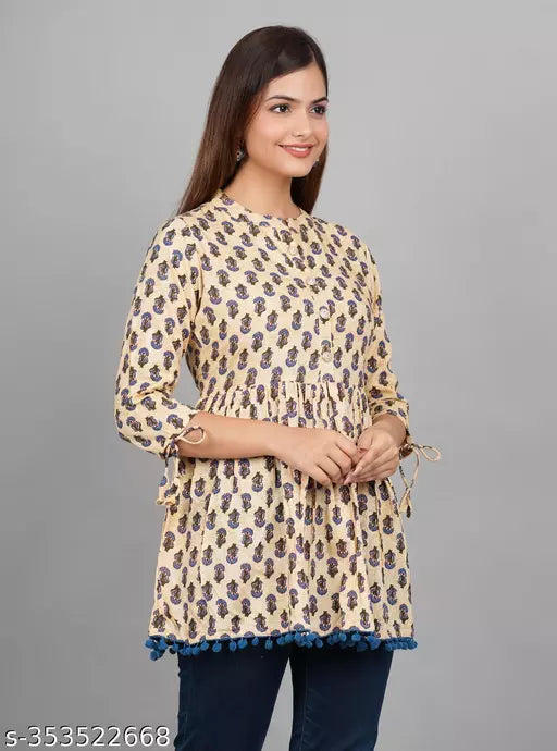 rudraksh rayon printed gown
