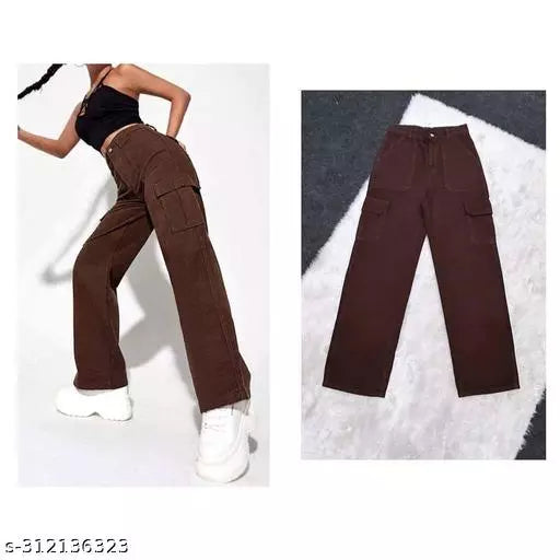 SAANU'S FASHION - STYLISH SIX POCKETS DENIM JEANS FOR GIRLS & WOMEN