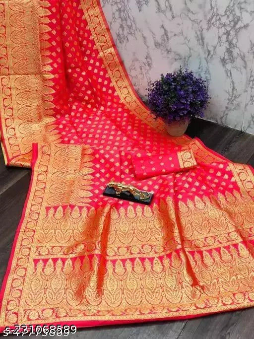 Present the Amazing Stylish Self Design Saree