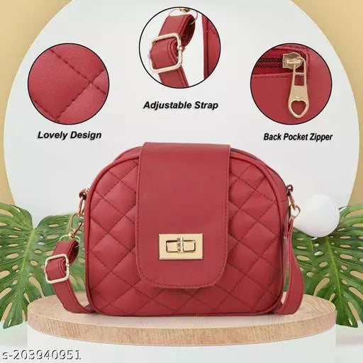 Gorgeous Stylishr Handbag  attractive and classic in design ladies purse  latest Trendy Fashion side Sling Handbag for Women and girls  Elegant and Exotic woman purse