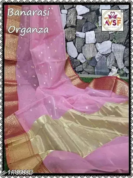 ORGANZA SILK ZARI SAREE