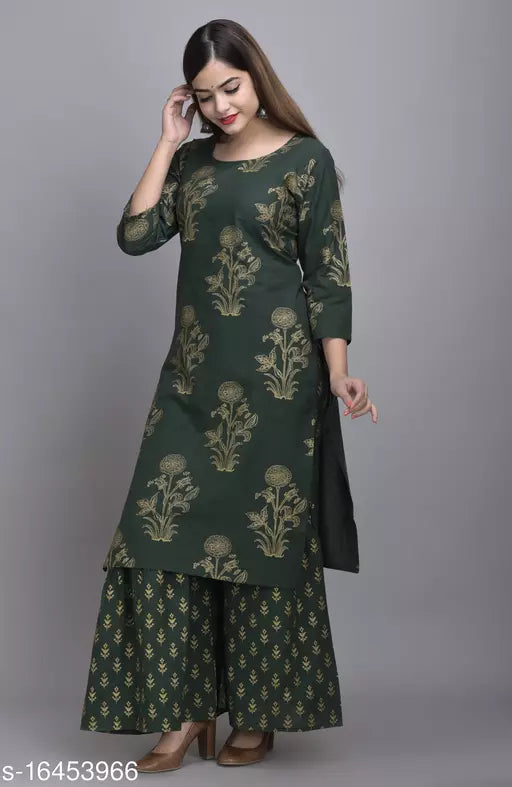 MIALO bhutta cotton sharara kurta'