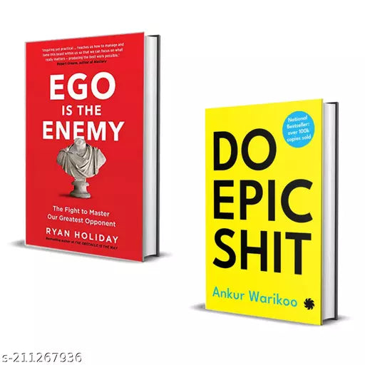 DO EPIC SHIT + EGO IS THE ENEMY Kids Early Learning books