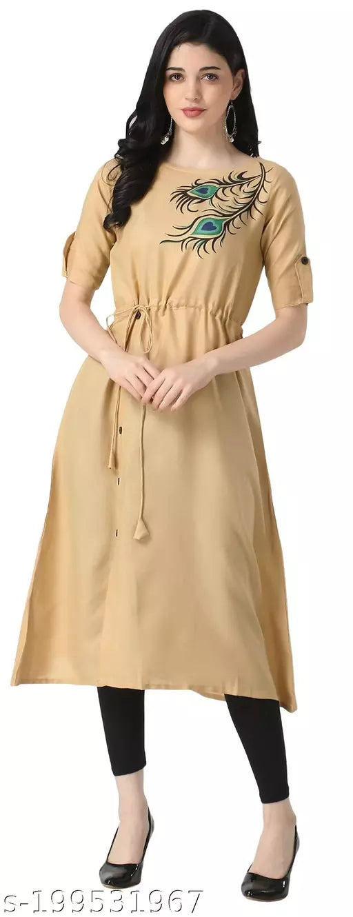 WOMEN'S ETHNIC PRINTED COTTON KURTIS