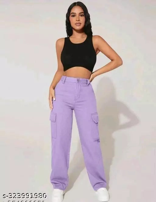 Fresh apparel Versatile Six-Pocket Denims