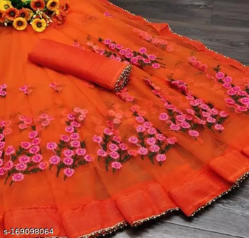 Fancy Net Flower work designs