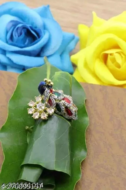 Chic Elegance: Adjustable Artificial Rings Collection for Women & Girls - Affordable Luxury in Every Design