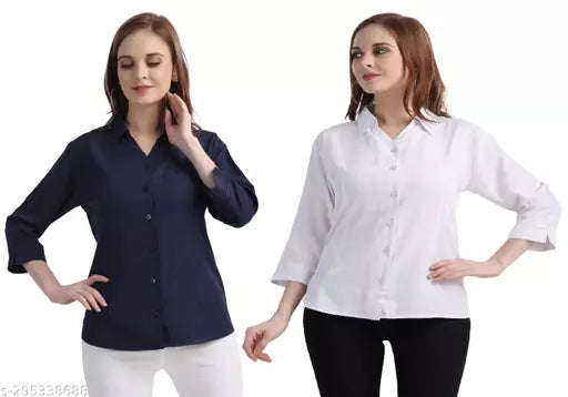 Women's Casual Shirt Pack of 2