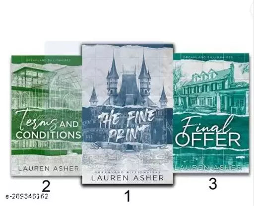 The Fine Print + Terms And Conditions + The Final Offer (Dreamland Billionaires Series Set Of 3 Books)  (Paperback  Lauren Asher)