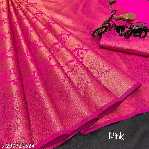 Copper Brocade Kanjivaram