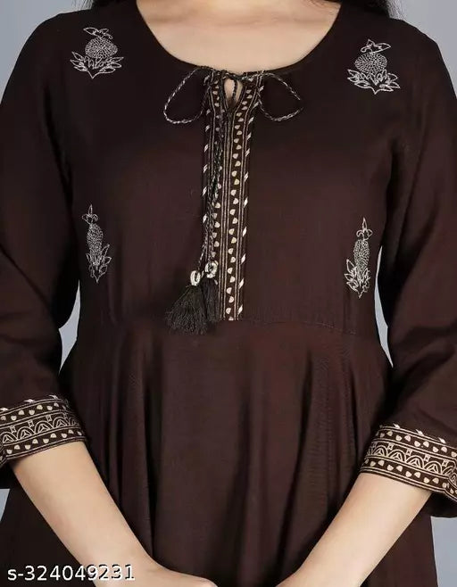 New Beautiful Brown Gown