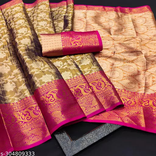 Morpich Fashion  Top Dyed  Banglory Silk Saree