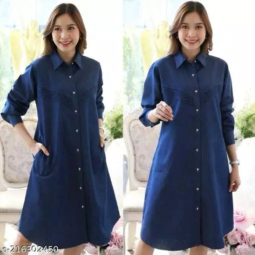 DENIM DRESS
