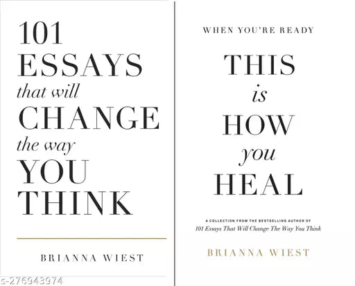 Brianna Wiest 2 Books Set: 101 Essays + This Is How You Heal (English Paperback)