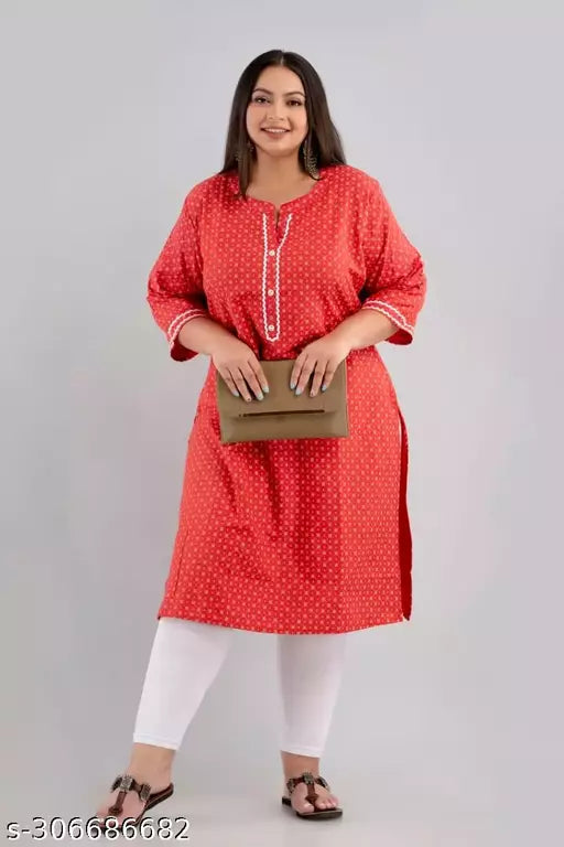 Plus size cotton kurti