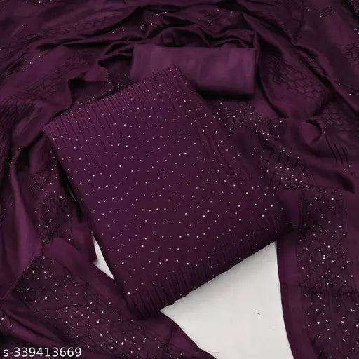 DIABLE CHANDERI CROSET WORK