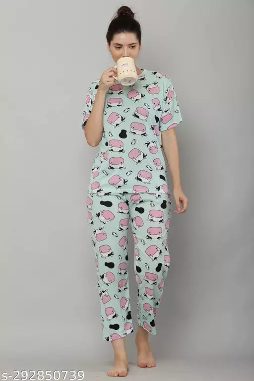 Women Top & Pant & Nikkar Set 3pc