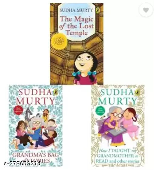 The Magic Of The Lost Temple + Grandma's Bag Of Stories + How I Taught My Grandmother To Read: And Other Stories(Set Of 3 Books) (English  Paperback)  (Paperback  Sudha Murthy)