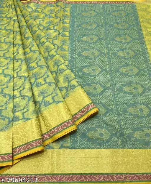 Chanderi Cotton Resham Patola Saree