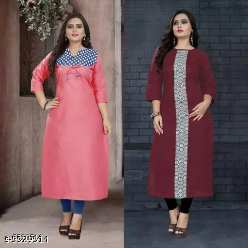 Women's Printed Cotton Kurti