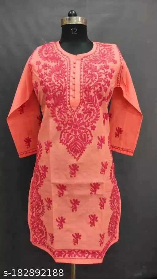 pooja aari side kairey cotton kurti