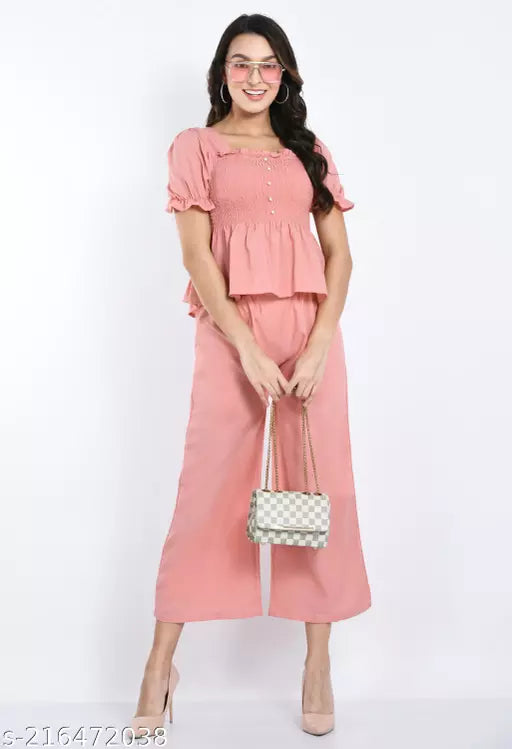 Peach Top & Bottom Sets