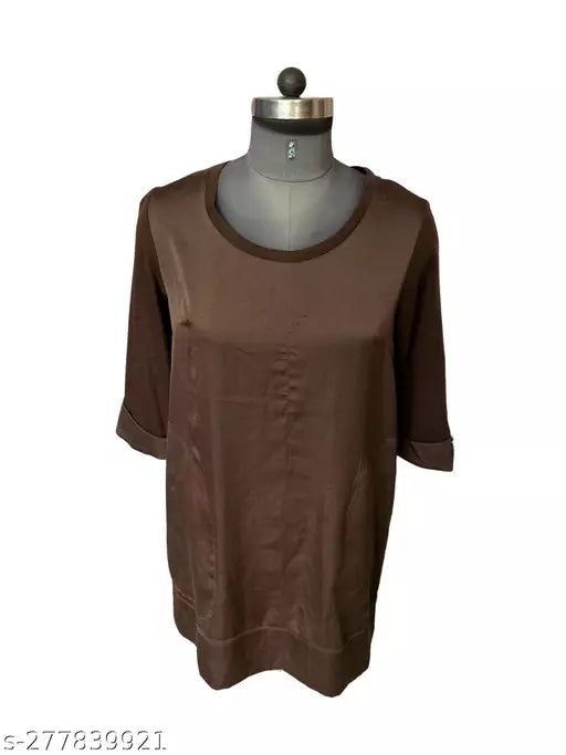 Knee Length One Piece Short Dress for Women Girls Female