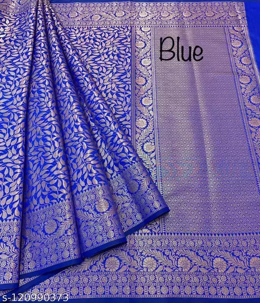 Copper Zari Soft Silk Saree