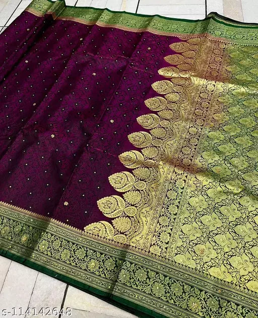 Satin Silk Stone Work